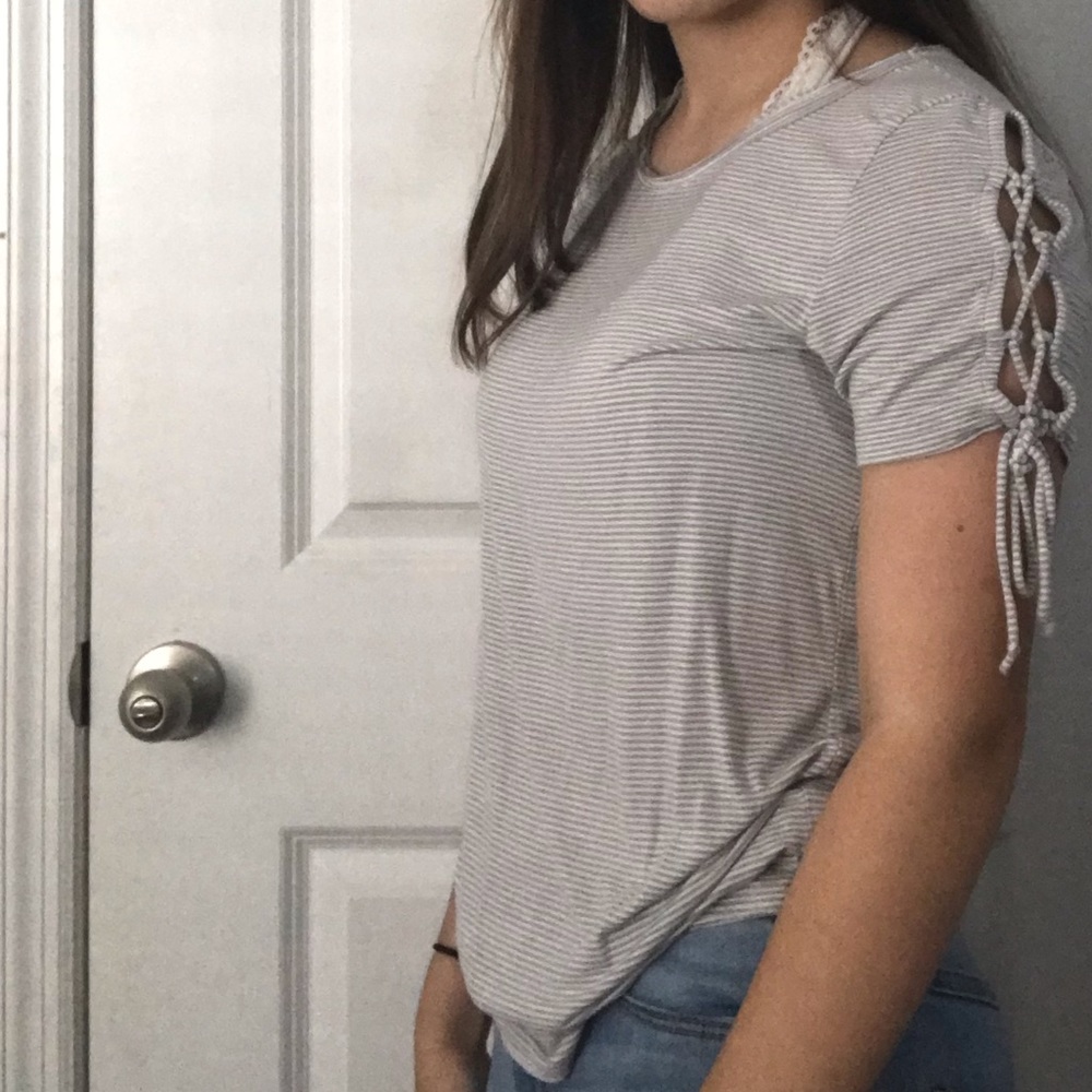 american eagle striped top